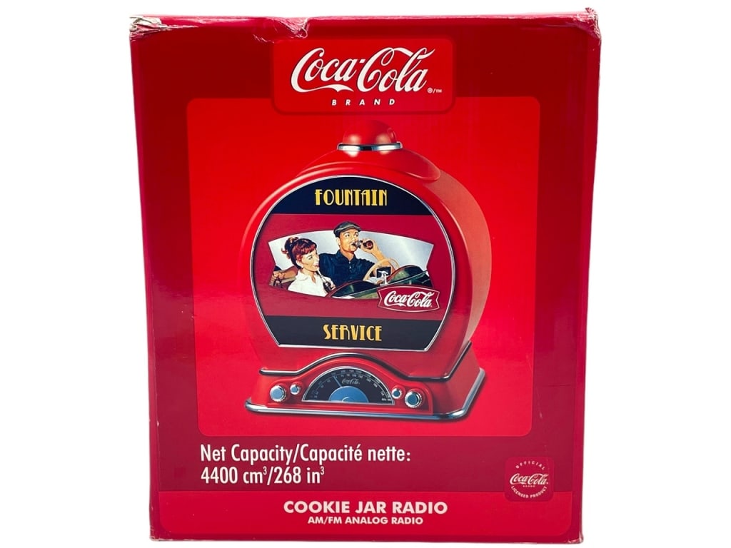 COCA COLA COOKIE JAR RADIO (1 of 3)