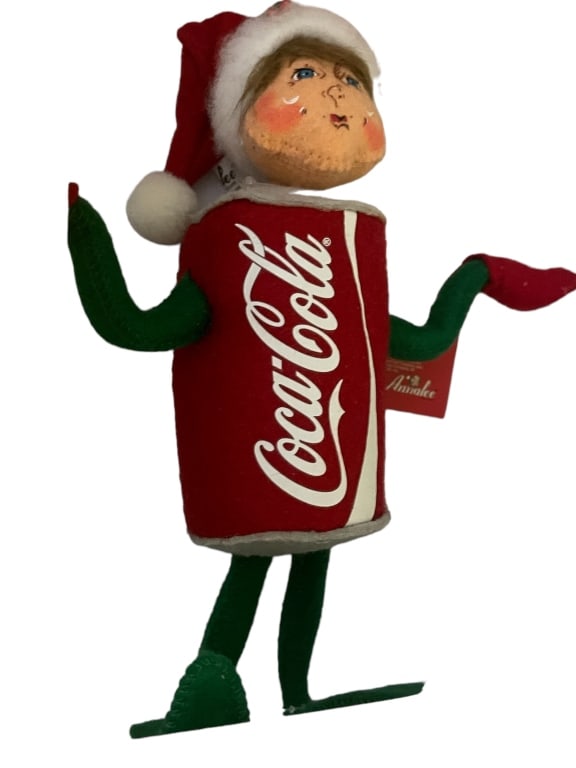NEW IN BOX!'ANNALEE' COCA-COLA ELF DOLL (1 of 3)