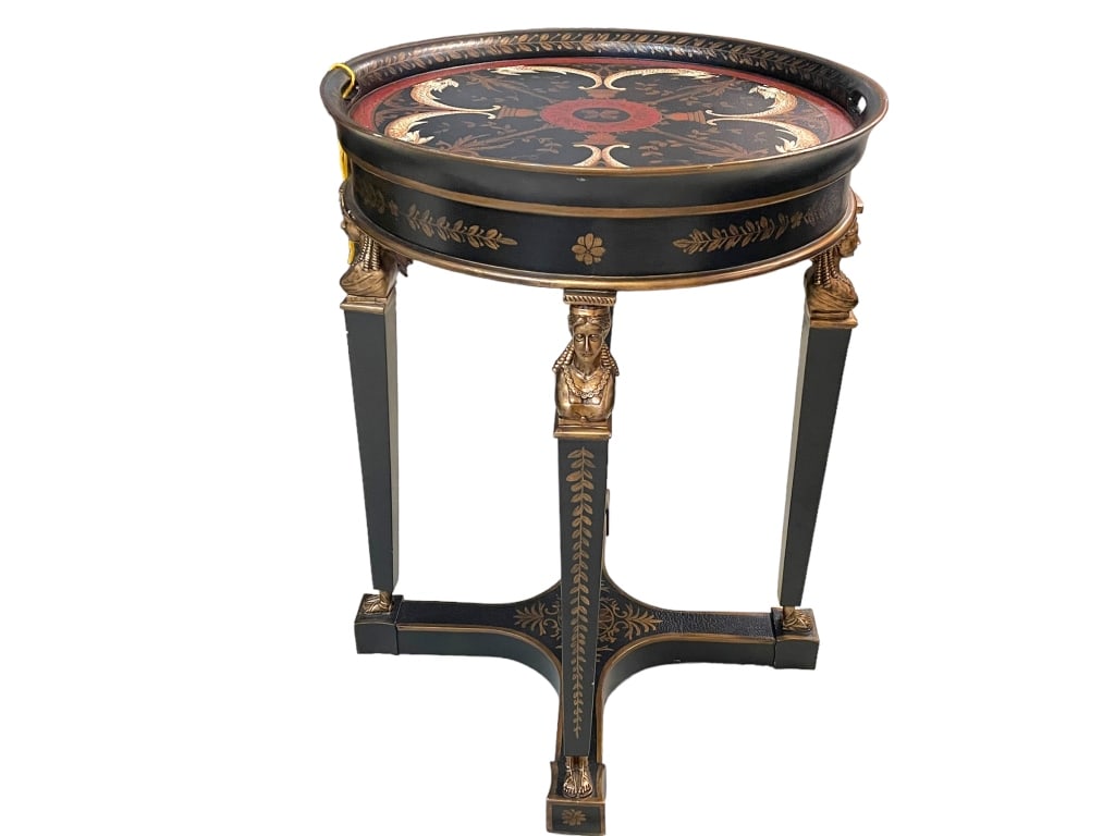 EMPIRE STYLE ROUND SIDE TABLE 36" (1 of 6)
