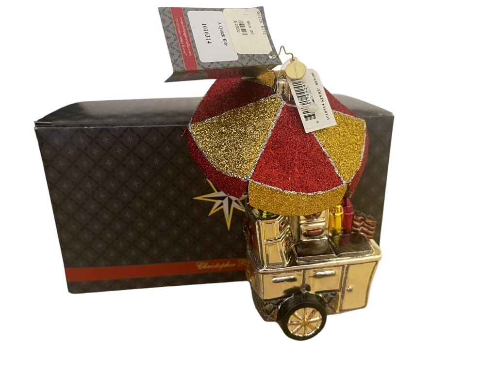 NEW CHRISTPHER RADKO CHRISTMAS ORNAMENT: NEW CHRISTPHER RADKO CHRISTMAS ORNAMENT