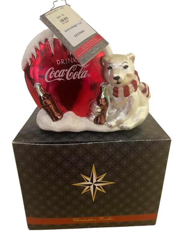 NEW CHRISTOPHER RADKO CHRISTMAS ORNAMENT: NEW CHRISTOPHER RADKO CHRISTMAS ORNAMENT