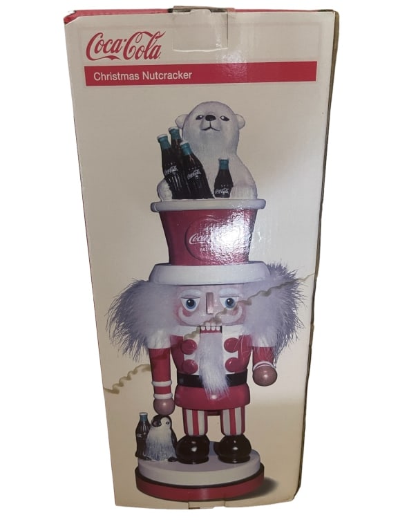 NEW COCA-COLA  HANDCRAFTED NUTCRACKER (1 of 2)