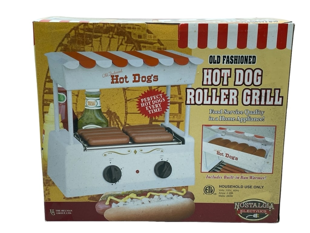NEW! VINTAGE HOT DOG ROLLER GRILL (1 of 2)