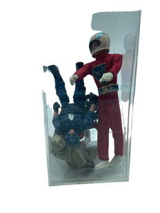 VTG EVEL KNIEVEL ACTION FIGURES: VTG EVEL KNIEVEL ACTION FIGURES. This item will not be available for pickup until on/after Friday 9/29 by appointment only. Please be advised that by placing a bid, you are entering into a legally bin