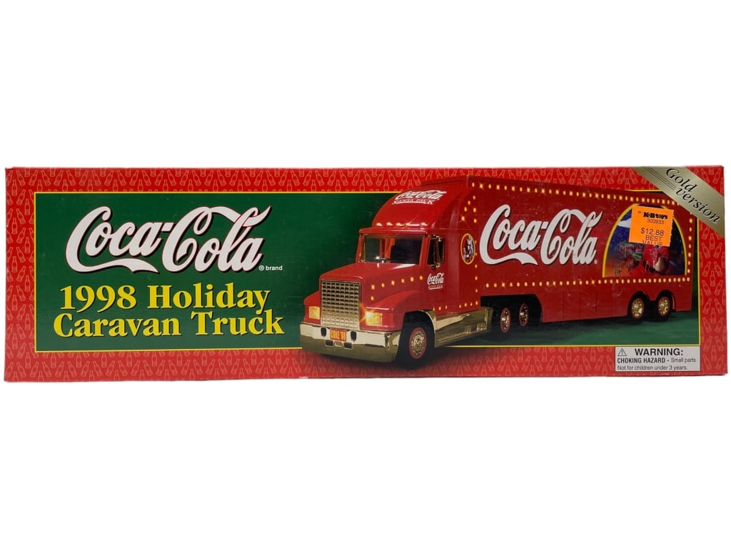 NEW COCA-COLA 1998 HOLIDAY CARAVAN TRUCK: -NEW COCA-COLA 1998 HOLIDAY CARAVAN TRUCK -NEW IN BOX-B1