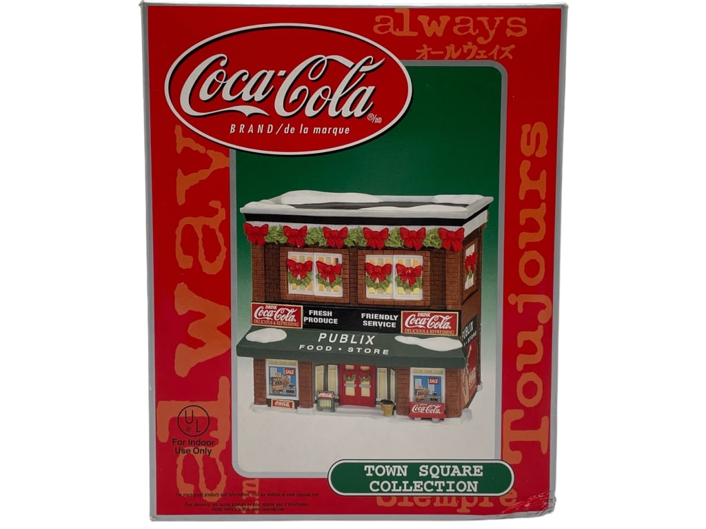 NEW! COCA-COLA TOWN SQUARE PUBLIX STORE DECOR (1 of 3)