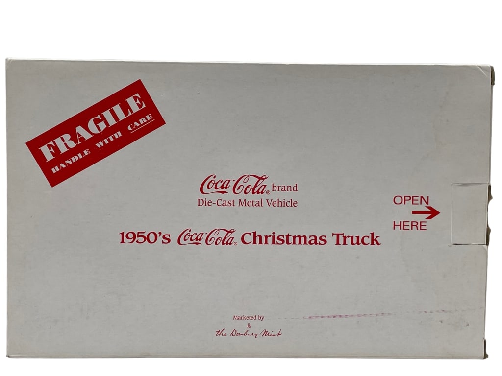 NEW! 1950'S COCA-COLA X-MAS TRUCK DIE-CAST METAL: -NEW! 1950'S COCA-COLA CHRISTMAS TRUCK DIE-CAST METAL -NEW IN BOX-B1