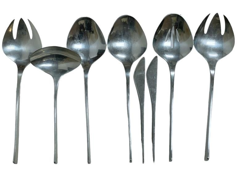 INTERNATIONAL STERLING MODERNISM UTENSIL SET 612G (1 of 4)
