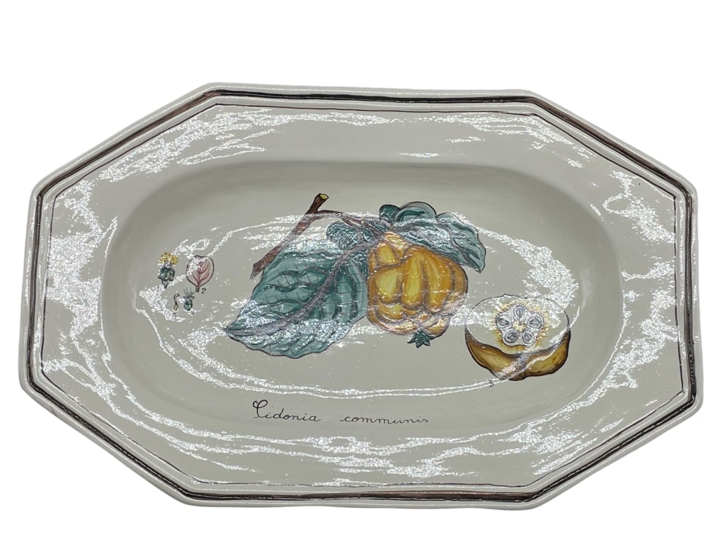 ITALIAN DECORATIVE CERAMIC WALL ART PLATTER 19" (1 of 2)