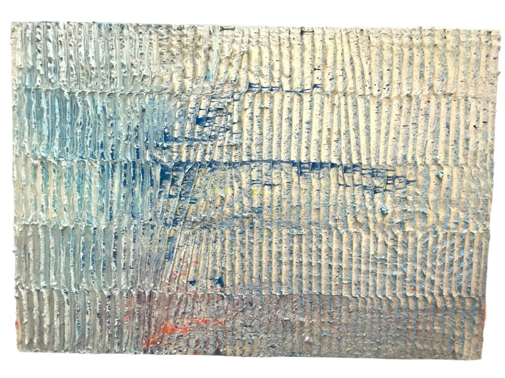 LARGE KOEN DELAERE MIXED MEDIA OIL PAINTING 71" (1 of 8)