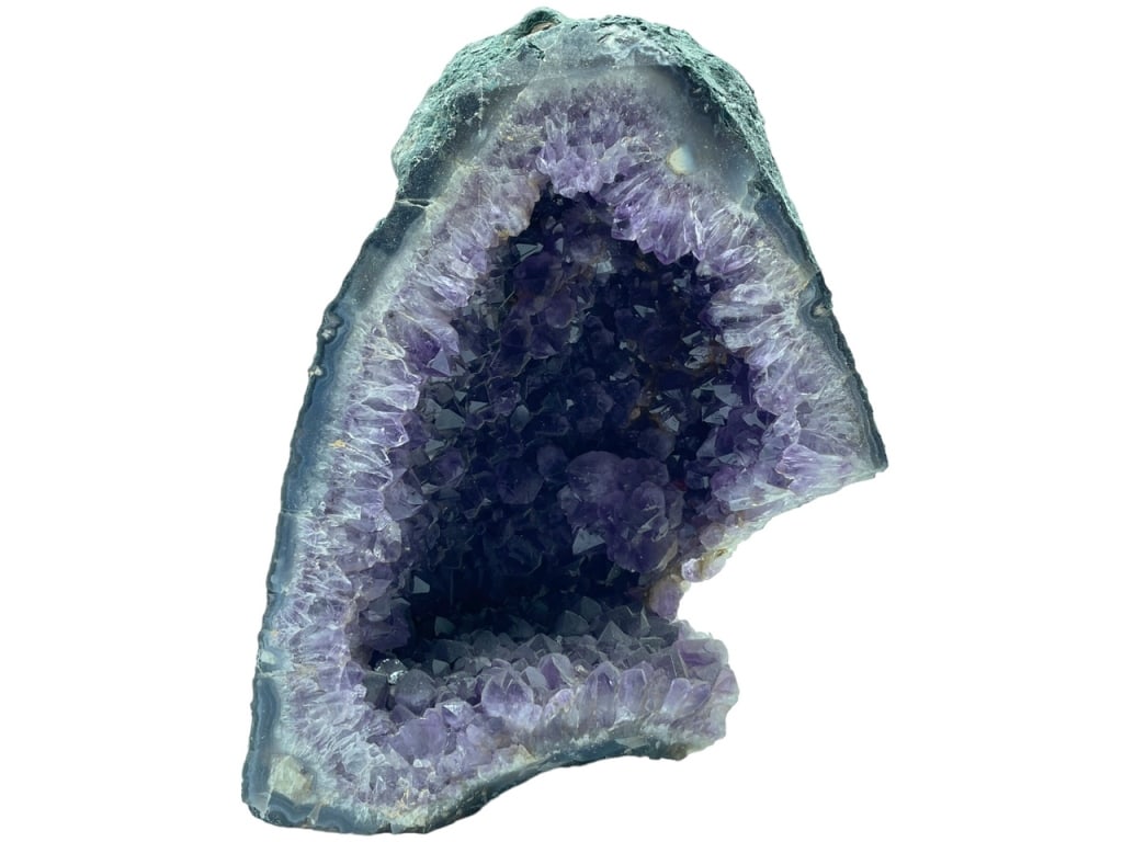AMETHYST GEODE CRYSTAL 10" (1 of 3)