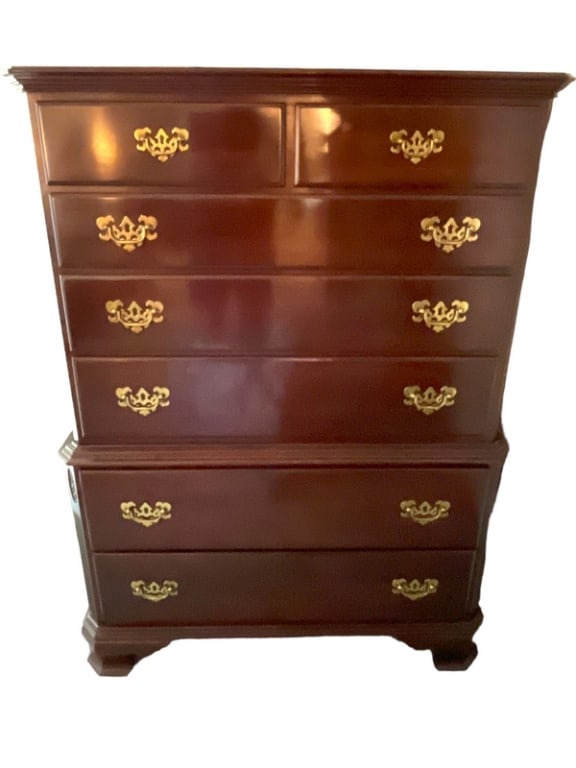 ETHAN ALLEN CHEST OF DRAWERS HIGHBOY DRESSER 45" (1 of 4)