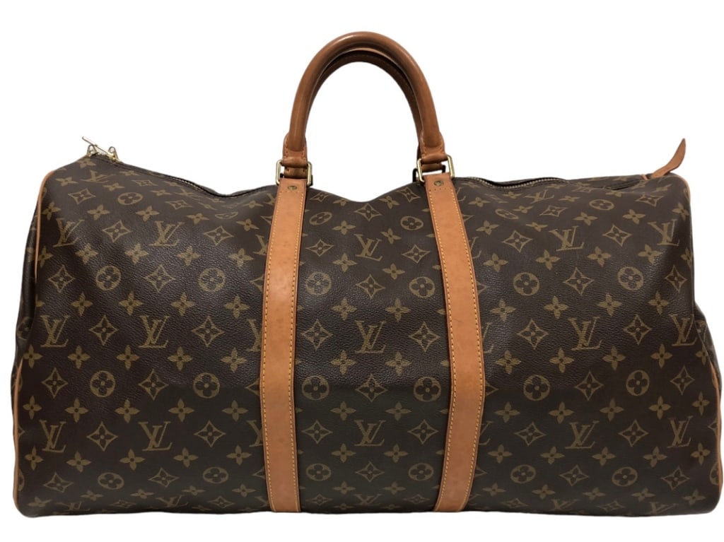 LLOUIS VUITTON MONOGRAMMED KEEPALL TRAVEL BAG (1 of 4)