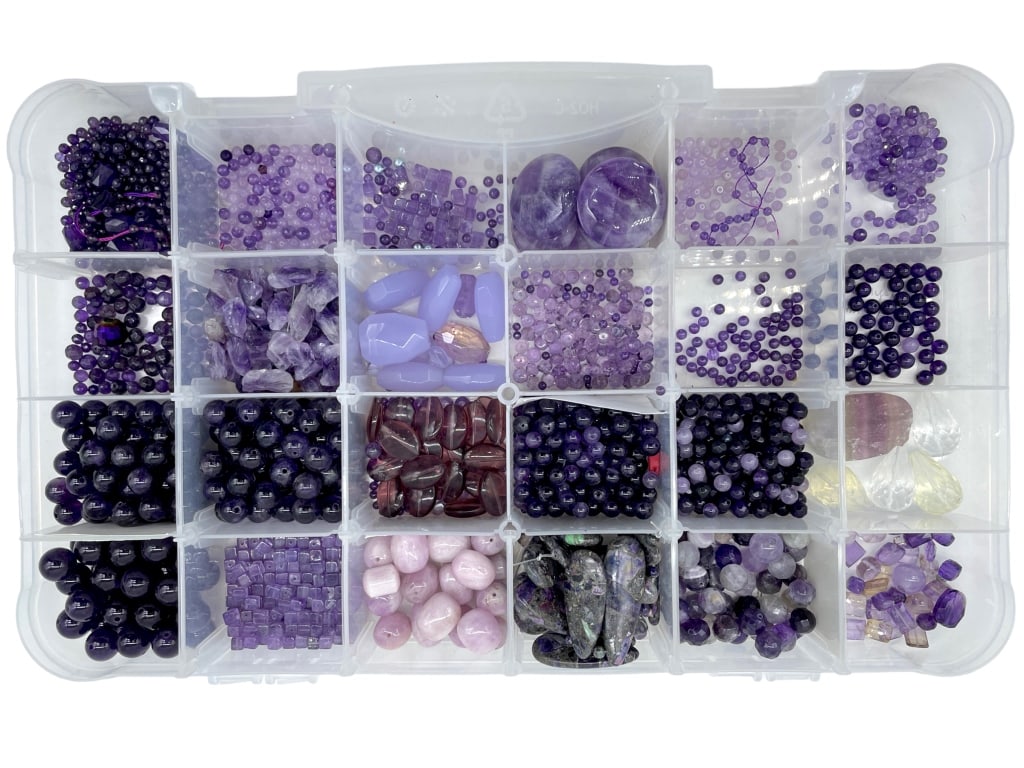 AMETHYST GEMSTONE BEAD ASSORTMENT (1 of 3)