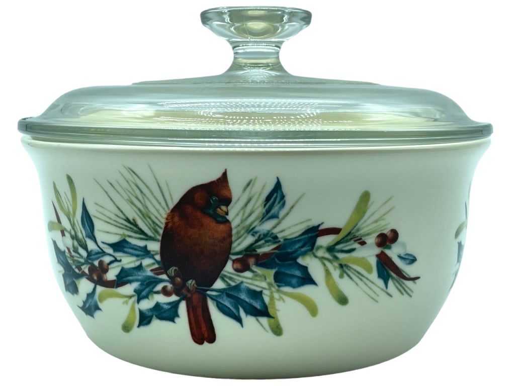 LENOX WINTER GREETINGS COVERED CASSEROLE DISH 5.5" (1 of 4)