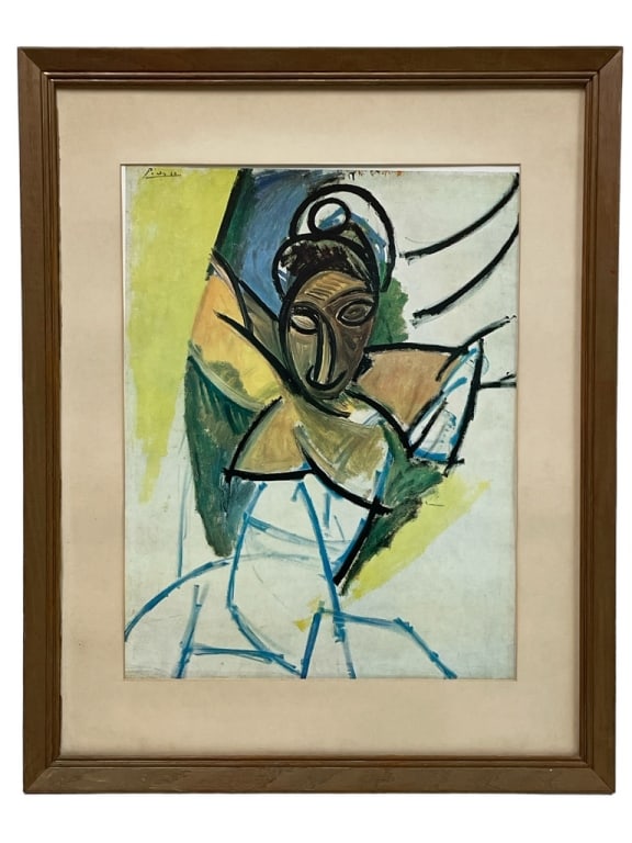 AFTER PABLO PICASSO FRAMED PRINT  30" (1 of 4)