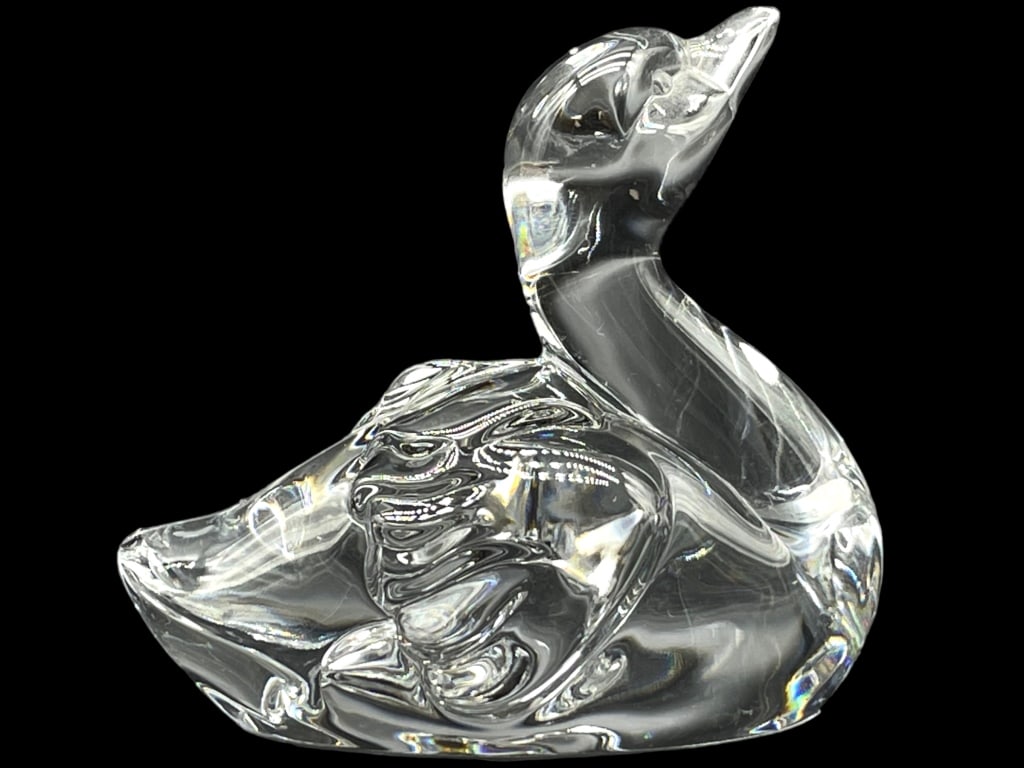 WATERFORD CRYSTAL CLEAR CUT SWAN FIGURINE 2.5" (1 of 6)