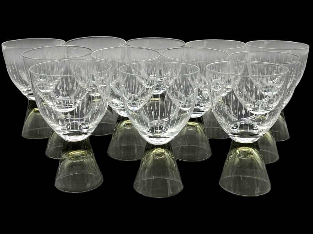 VTG ROSENTHAL 'FORTUNA' SHOT GLASSES (12) 3.25" (1 of 5)