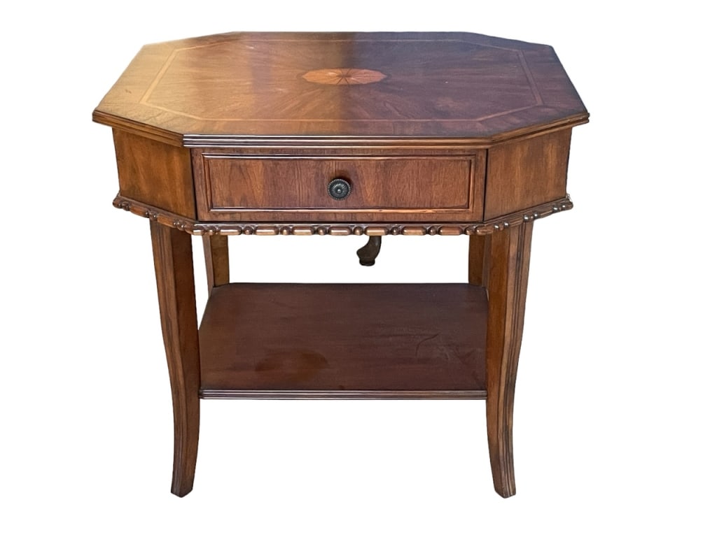 THEODORE ALEXANDER STYLE OCCASIONAL SIDE TABLE 27" (1 of 3)