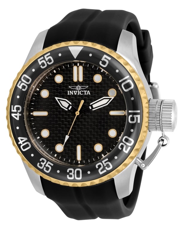 INVICTA PRO DIVER WATCH 50MM BLACK: INVICTA PRO DIVER WATCH 50MM BLACKBrand new, with original classic yellow Invicta box.