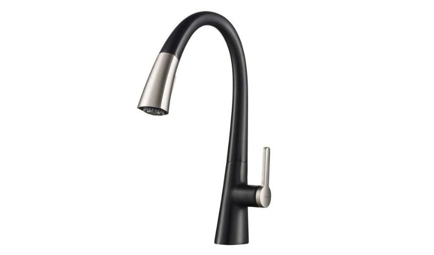KRAUS NOLEN SINGLE LEVER PULL DOWN FAUCET 16.8" (1 of 4)