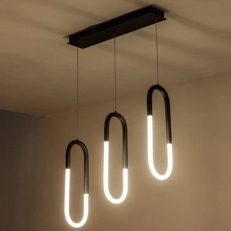 TOUPUS LIGHTING TP6010 3 LIGHT LINEAR CHANDELIER (1 of 4)