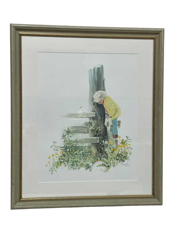 CAROLYN BLISH SIGNED AND NUMBERED ART PRINT 36" (1 of 4)