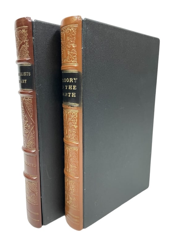 PAIR OF FAUX BOOK STORAGE BOXES 8" (1 of 4)