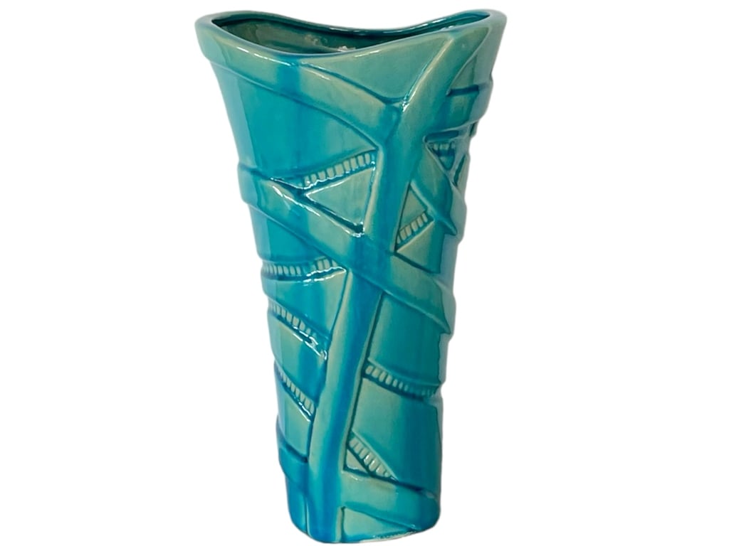 TALL GLOBAL VIEWS DECORATIVE CERAMIC VASE 20" (1 of 5)