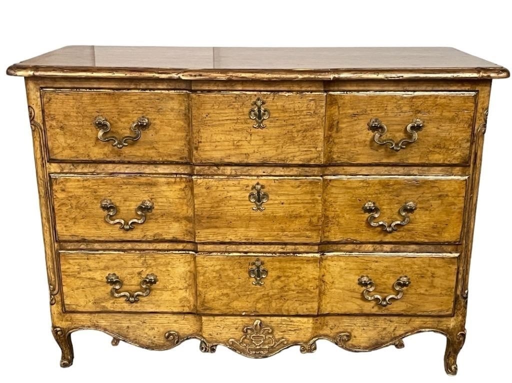 VINTAGE MINTON SPIDELL BACHELOR CHEST DRESSER 50" (1 of 6)