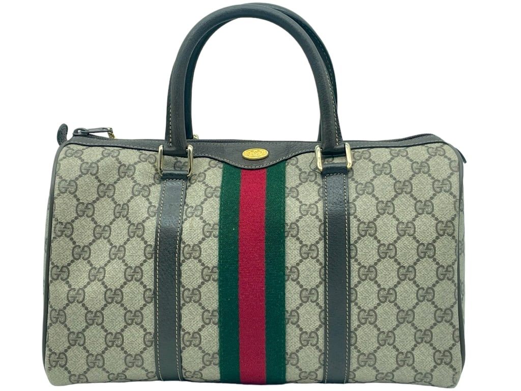 GUCCI MEDIUM WEB BOSTON BAG (1 of 7)