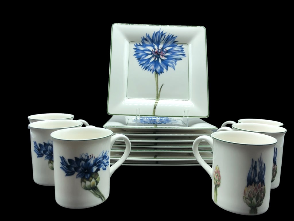 16PC VILLEROY & BOCH FLORA CHINA SET (1 of 8)