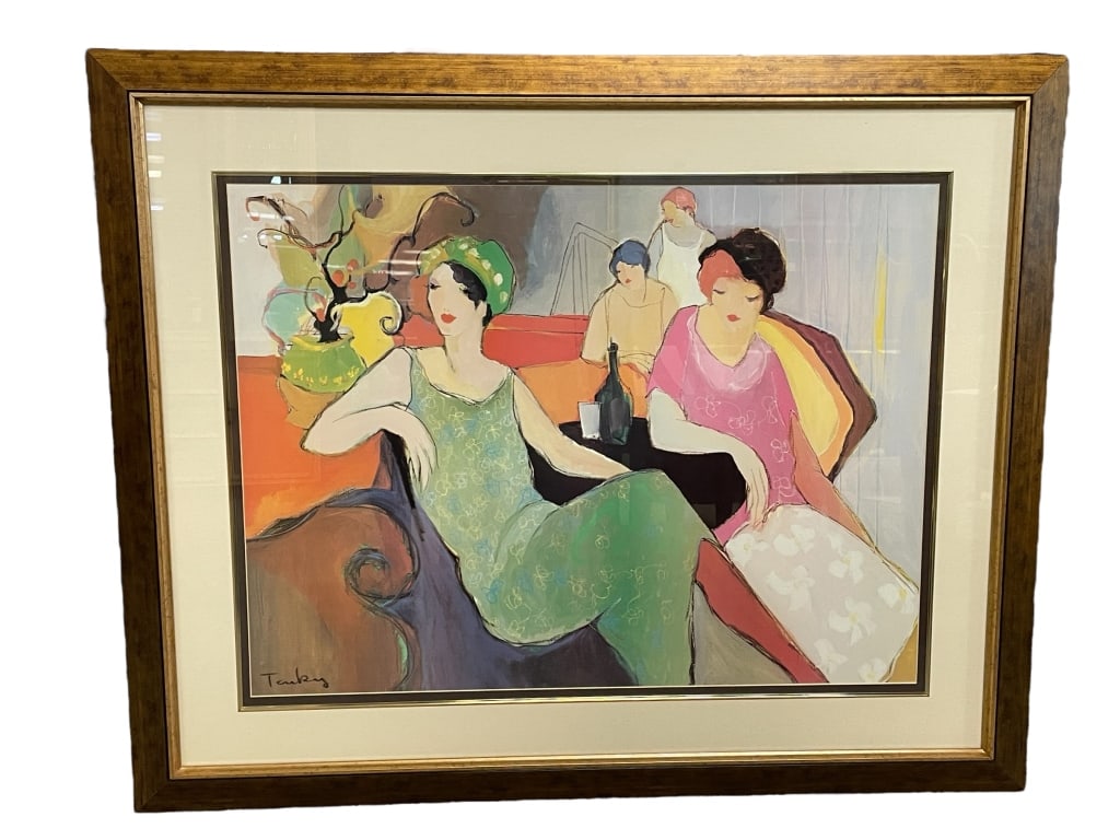 ITZCHAK TARKAY IN THE LOUNGE FRAMED PRINT 43" (1 of 4)
