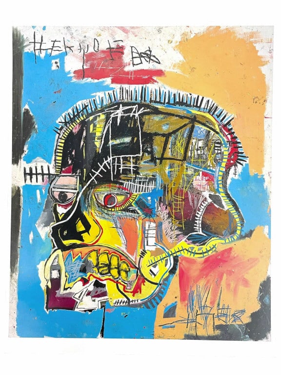 JEAN MICHEL BASQUIAT COLOR PRINT 25" (1 of 3)