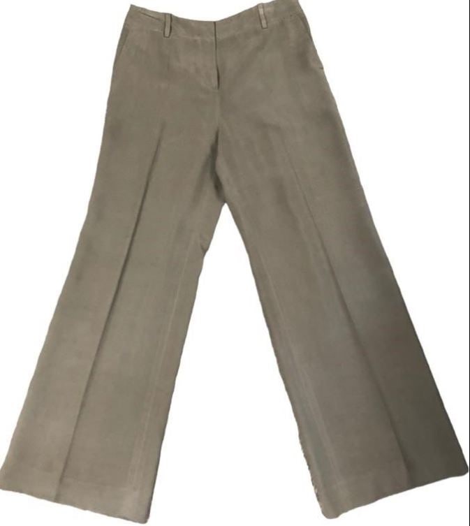 DKNY GRAY BUSINESS CASUAL PALAZZO PANTS: DKNY GRAY BUSINESS CASUAL PALAZZO PANTS-GOOD PREOWNED CONDITION -COLOR- GRAY -WAIST- 15" -HIP- 18" -THIGH- 10" -LENGTH- 38" BTQ 6/22/23