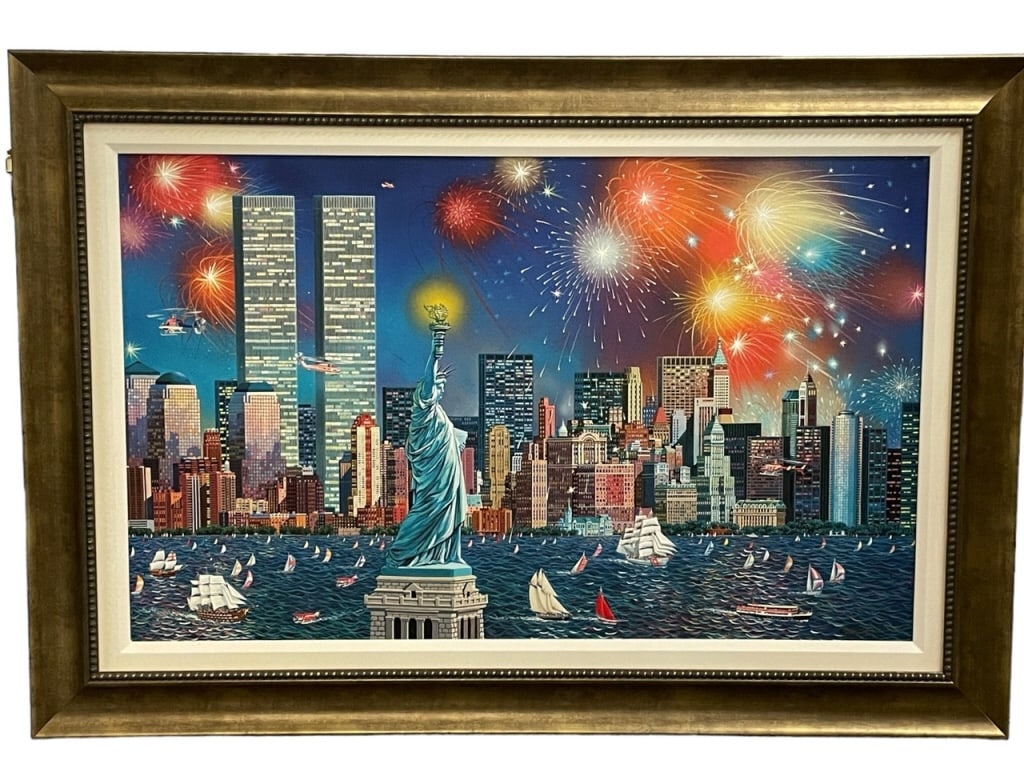 ALEXANDER CHEN MANHATTAN CELEBRATION GICLEE 31" (1 of 4)