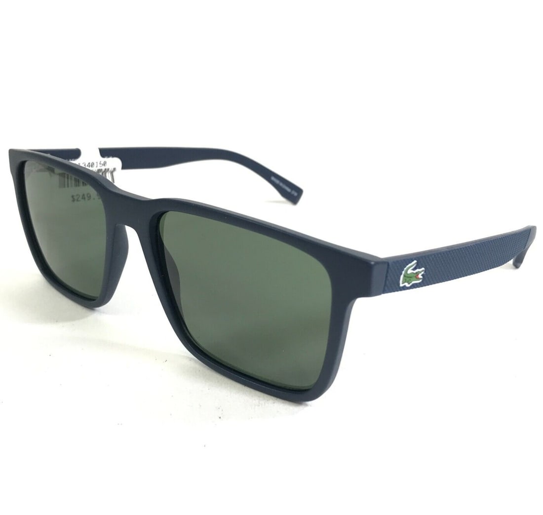 NEW LACOSTE SUNGLASSES NAVY BLUE SQUARE FRAME: Brand new in original Lacoste case. Bidders may pick up their items from the auction-house or have their items shipped.Appointments are required for local pickups.Same-day appointments are not allowed