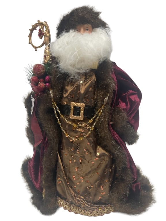 FATHER CHRISTMAS HOLIDAY FIGURINE 20" (1 of 3)