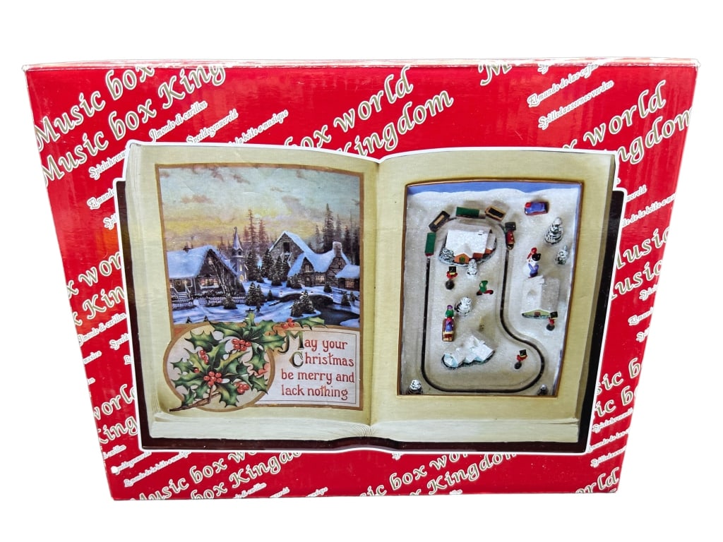 NIB MUSICBOX KINGDOM HOLIDAY MUSIC BOX: NIB MUSICBOX KINGDOM HOLIDAY MUSIC BOX