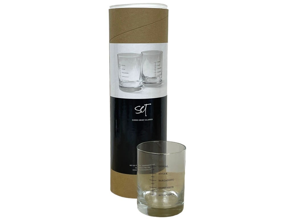 NEW GOOD GRIEF ROCKS GLASSES (2) (1 of 3)