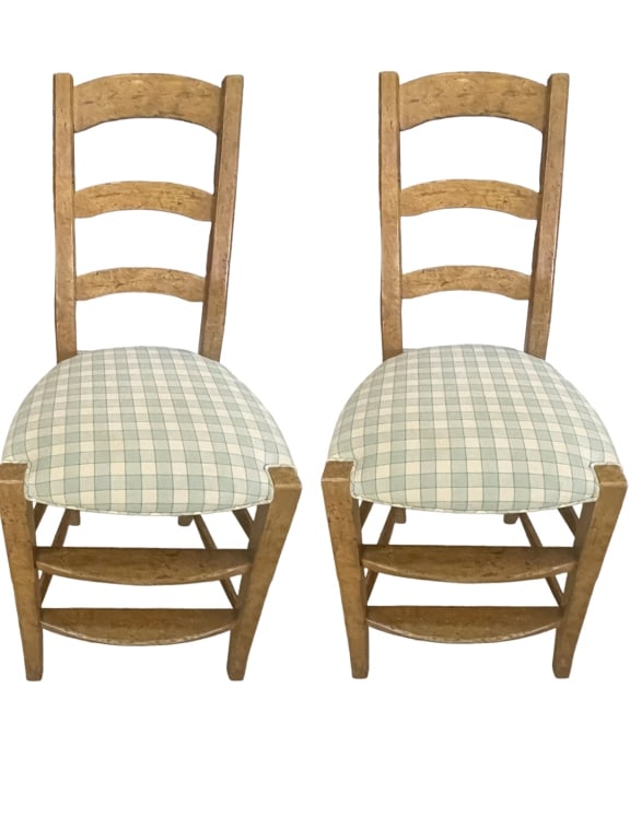 FRENCH COUNTRY STYLE PAIR OF BAR STOOLS (1 of 2)