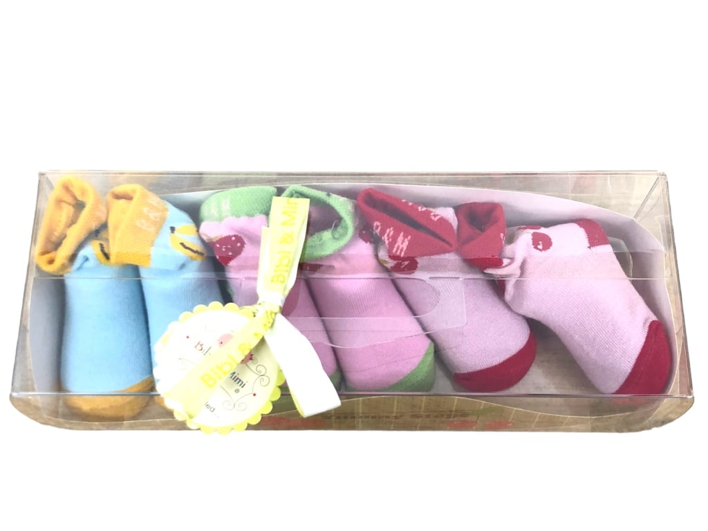BIBI & MIMI "LITTLE YUMMY STEPS" BABY SOCKS (1 of 3)
