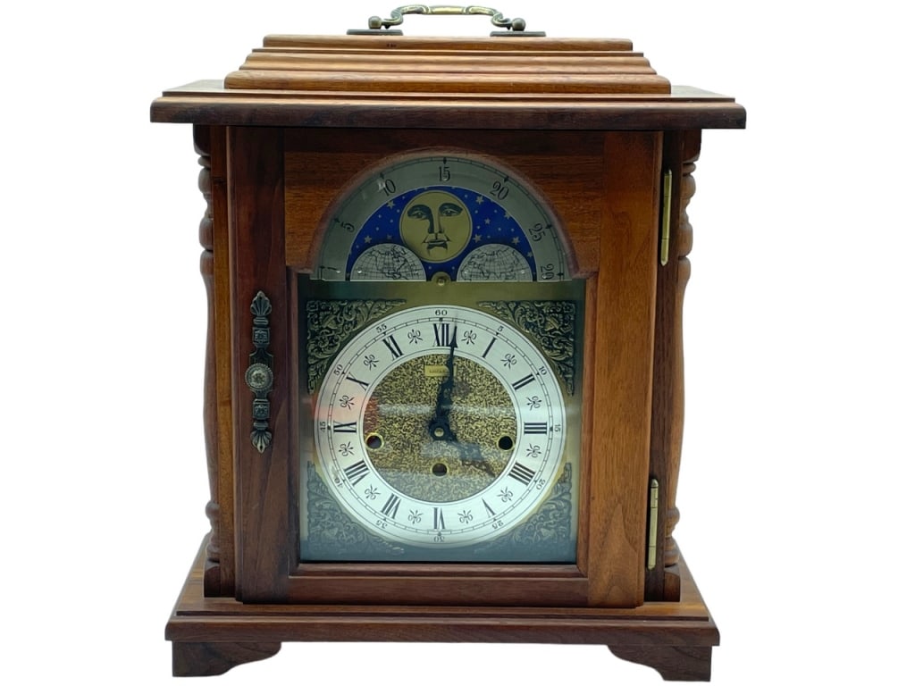MOON PHASE EMPOROR MANTEL CLOCK 17" (1 of 6)