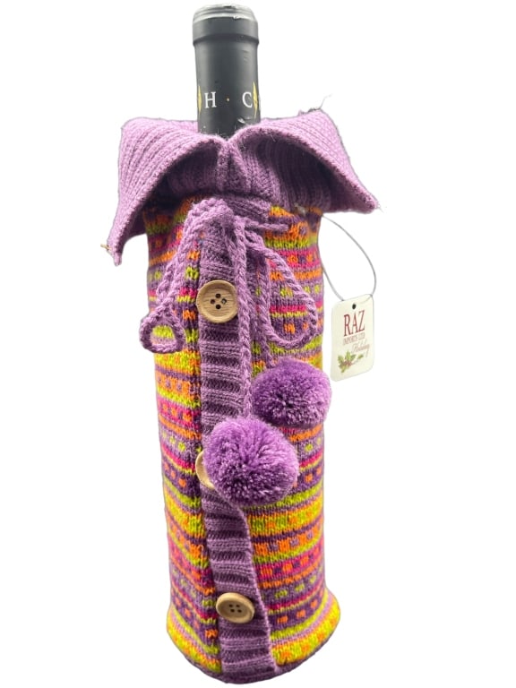 NWT SWEATER WINE JACKET: NWT SWEATER WINE JACKET -DOES NOT INCLUDE WINE