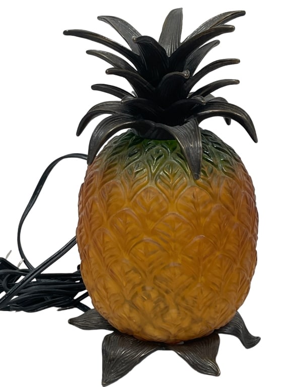 VINTAGE MAITLAND SMITH STYLE PINEAPPLE LAMP (1 of 3)