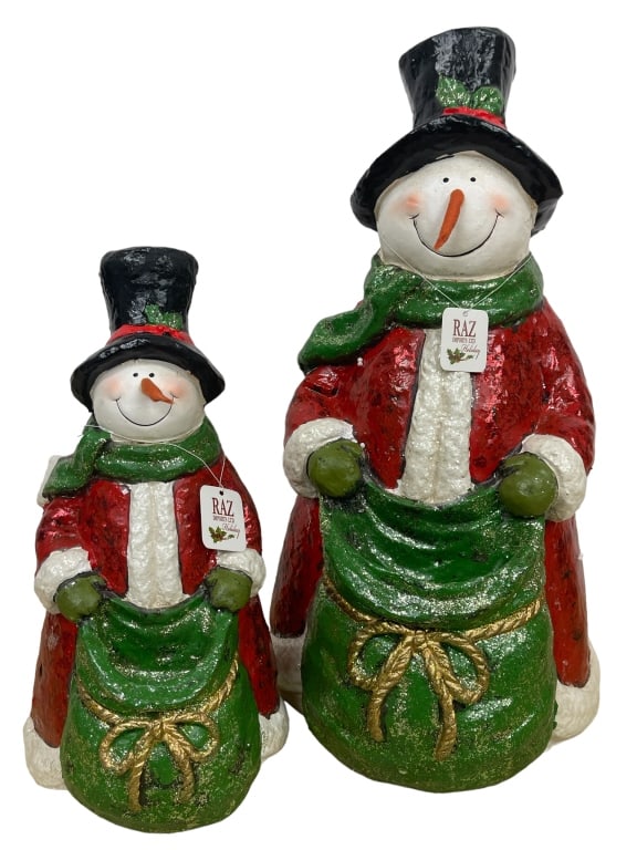 RAZ HOLIDAY SNOWMAN FIGURINES (1 of 3)