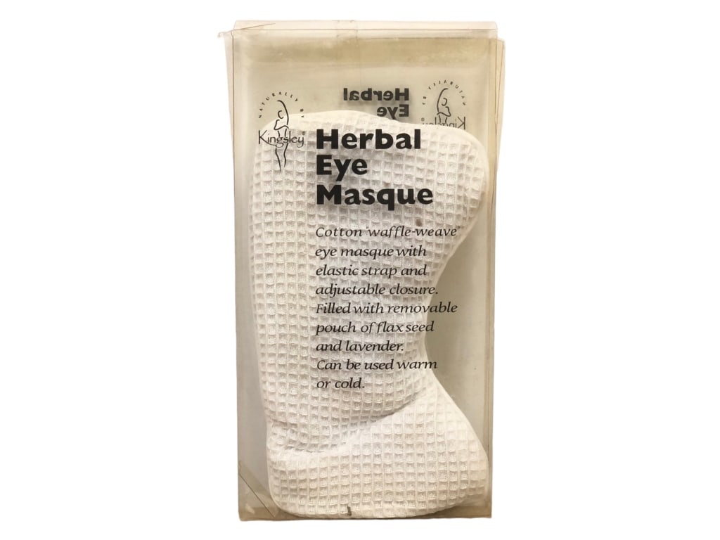 NEW IN BOX! KINGSLEY WHITE HERBAL EYE MASQUE (1 of 2)