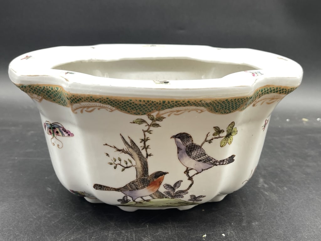 ASIAN INSPIRED BIRD MOTIF PLANTER (1 of 3)