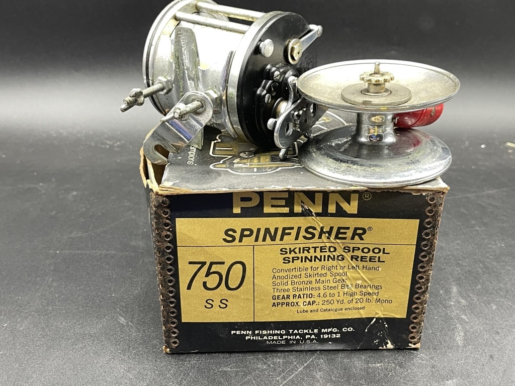 PENN SPINFISHER 750 FISHING REEL: PENN SPINFISHER 750 FISHING REEL