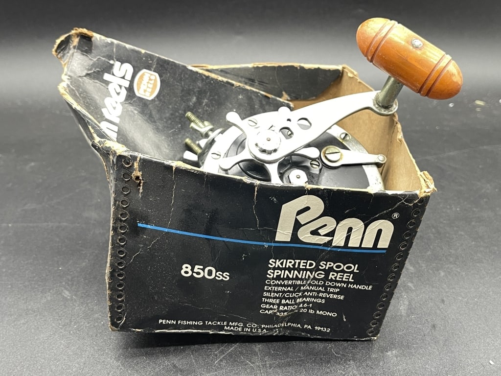 PENN SKIRTED SPOOL SPINNING FISHING REEL: PENN SKIRTED SPOOL SPINNING FISHING REEL
